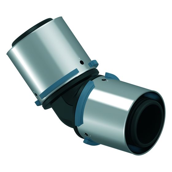 Uponor S-Press Verbund-Winkel 45 Grad, 40x40mm, PPSU