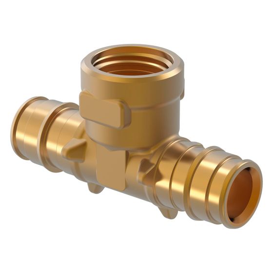 Uponor Q&E T-Stück mit Innengewinde PL 20-Rp1/2