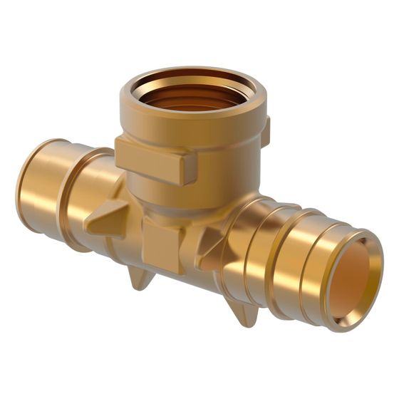Uponor Q und E T-Stück mit Innengewinde PL 25 x Rp 3/4