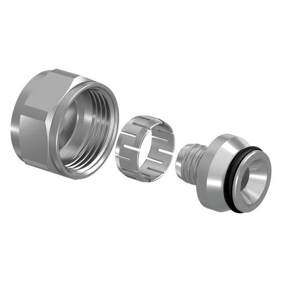 Uponor Flex-X Verschraubung Eurokonus für PEX, 16x1,8/2,0mm x 3/4