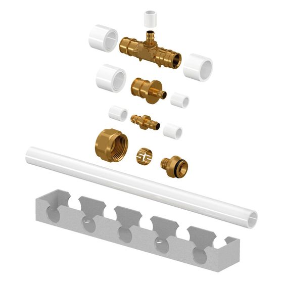 Uponor Renovis Anschlussset, 4-6X, 1061165
