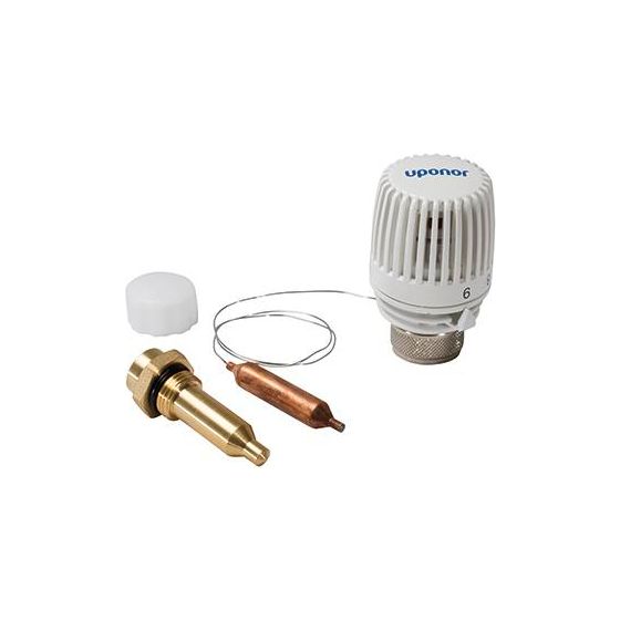 Uponor Fluvia T Thermostat mit Fernfühler, Push-23, KRS-6