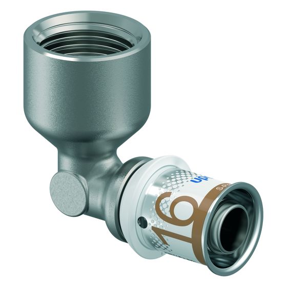 Uponor S-Press Plus Winkelmuffe 16mm x Rp 1/2