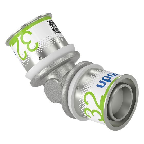 Uponor S-Press Plus Winkel 45 Grad 32x32mm, 1070546
