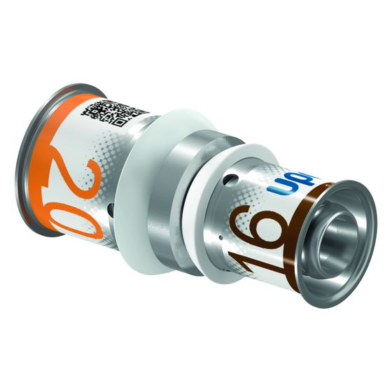 Uponor S-Press Plus Kupplung reduziert 20x16mm, 1070552