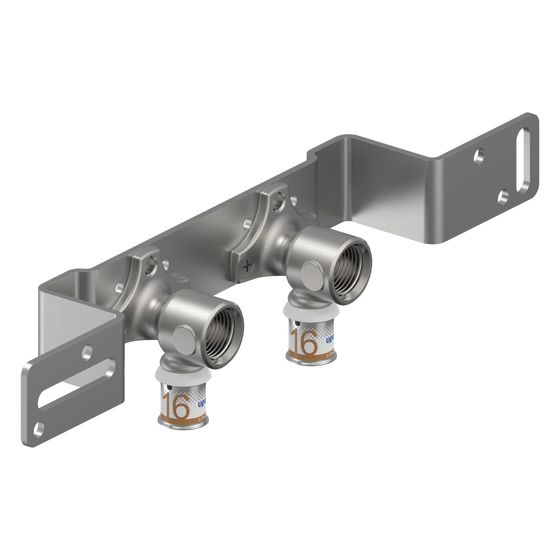 Uponor S-Press Plus Montageeinheit, 16mm x Rp 1/2