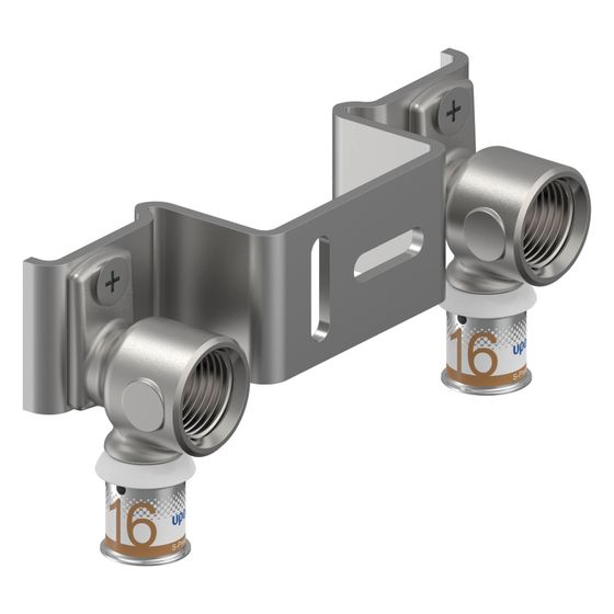 Uponor S-Press Plus Montageeinheit Gemini, 16mm x Rp 1/2