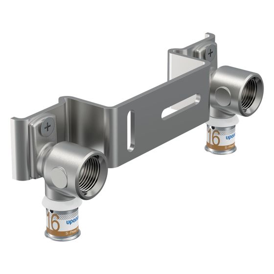 Uponor S-Press Plus Montageeinheit Gemini, 16mm x Rp 1/2