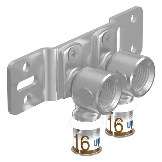 Uponor S-Press Plus HK-Montageplatte Radi, 16mm x Rp 1/2