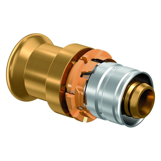 Uponor S-Press Kupplung auf Edelstahl/CU M 25-22CU-SST