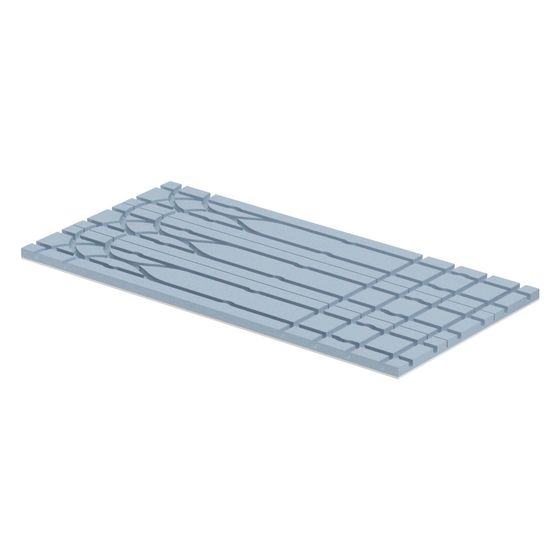 Uponor Vario Heat Protect Rohrführungsplatte mit Trittschallschutz 32mm