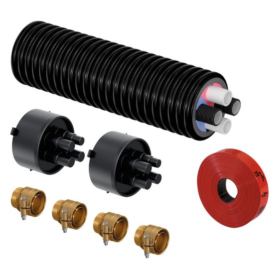 Uponor Ecoflex Thermo Paket Twin HP 2x32x2,9-2x32x3,5/140 12m