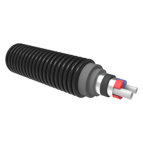 Uponor Ecoflex VIP Aqua Twin Kunststoff-Rohrleitungssystem 32x4,4-20x2,8mm/140mm