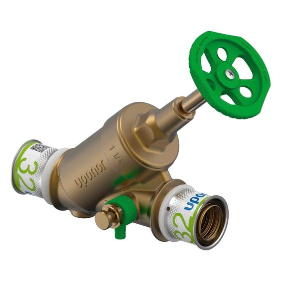 Uponor S-Press Plus Schrägsitzventil, DN 32, 32mm, 1119313
