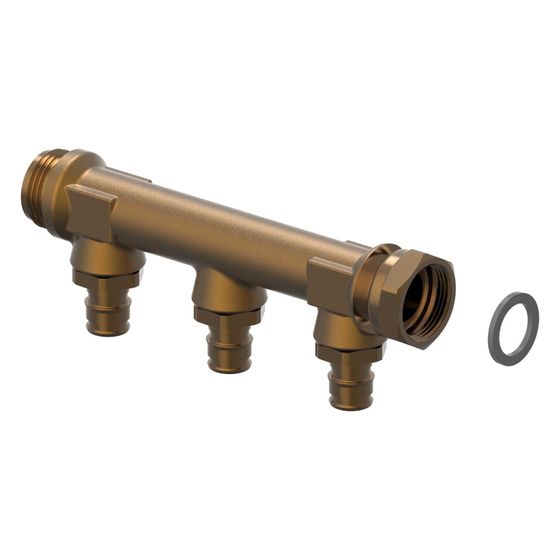 Uponor Aqua Plus mit AG und Überwurfmutter Q und E E DR, 3/4