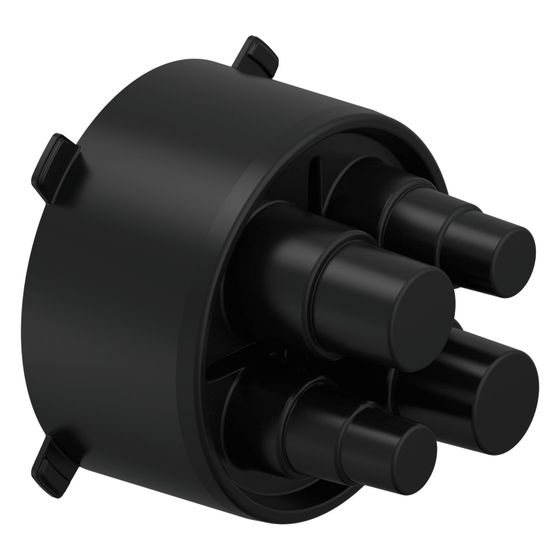Uponor Ecoflex Gummi-Endkappe Quattro 32-50mm plus 50-63mm, Mantel 200mm