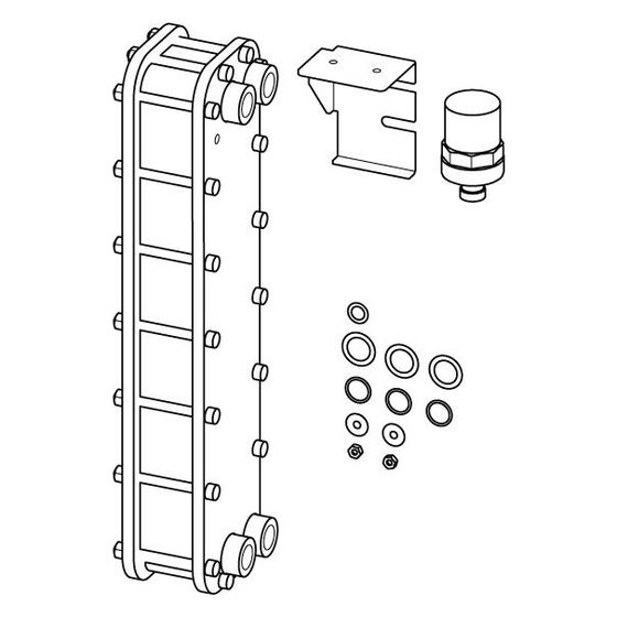 Uponor Central Port P-Group FWS Eco-Standard GGS 24-20, mit Dichtung