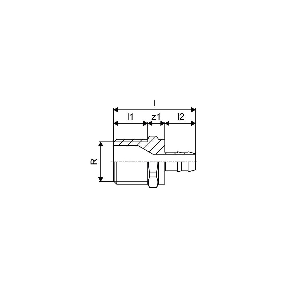Uponor Minitec Übergangsnippel, 9,9mm x R 1/2" MT, 1005265... UPONOR-1005265 4021598025004 (Abb. 3)
