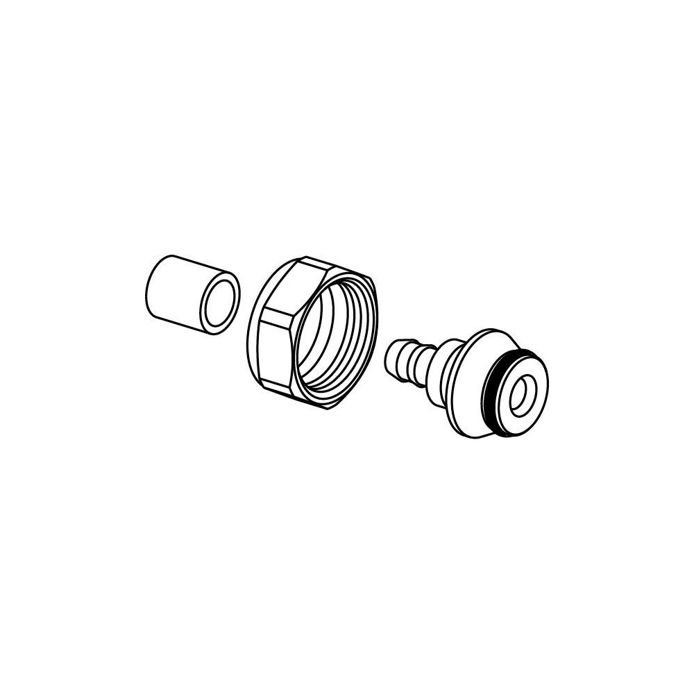 Uponor Vario Eurokonusverschraubung Minitec, 9,9x1,1x3/4" Eurokonus... UPONOR-1005266 4021598025011 (Abb. 2)