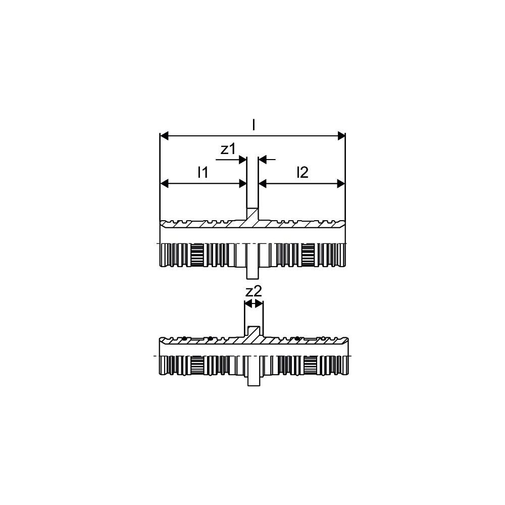 Uponor Rapex Press-Kupplung, 17x17, 1005079... UPONOR-1005079 4021598025684 (Abb. 2)