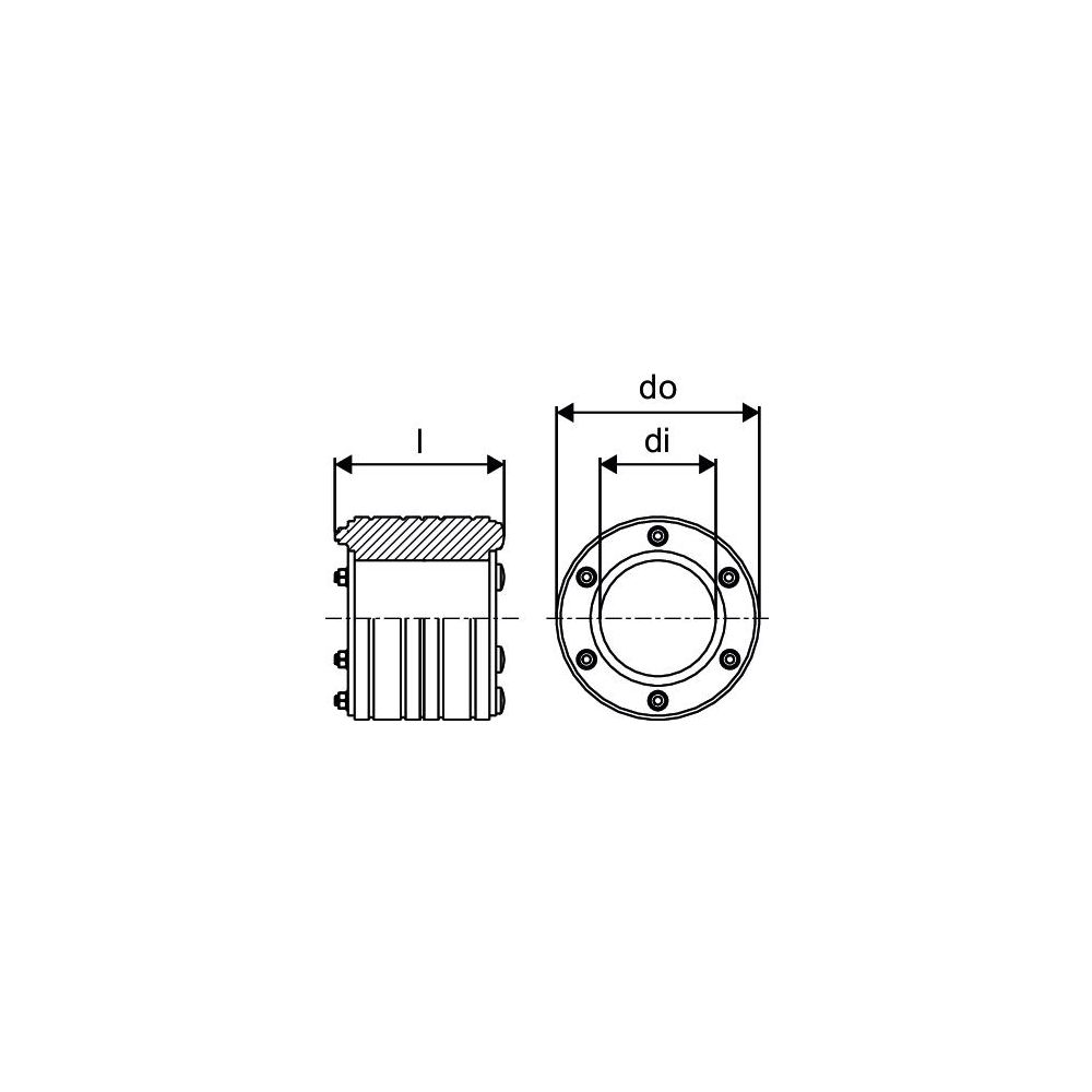 Uponor Ecoflex Mauerdurchführung DWD 140mm, 1007360... UPONOR-1007360 4021598101029 (Abb. 3)