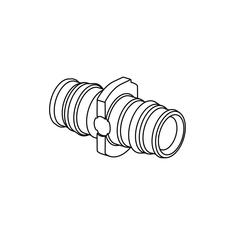 Uponor Q und E Kupplung PPSU, 16x16mm, 1008669... UPONOR-1008669 6414907050008 (Abb. 2)