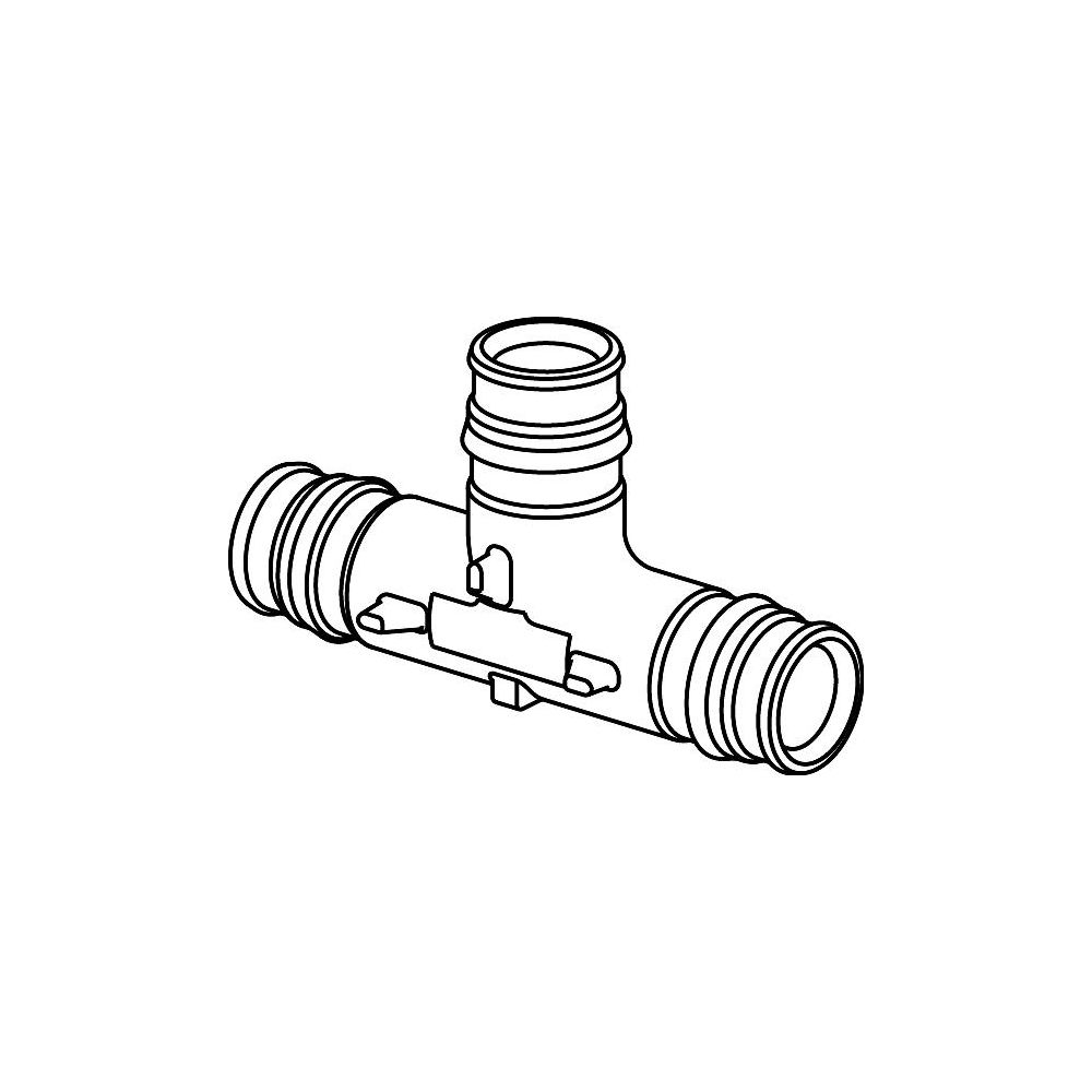 Uponor Q und E T-Stück PPSU, 20x20x20mm, 1008685... UPONOR-1008685 6414907052019 (Abb. 2)
