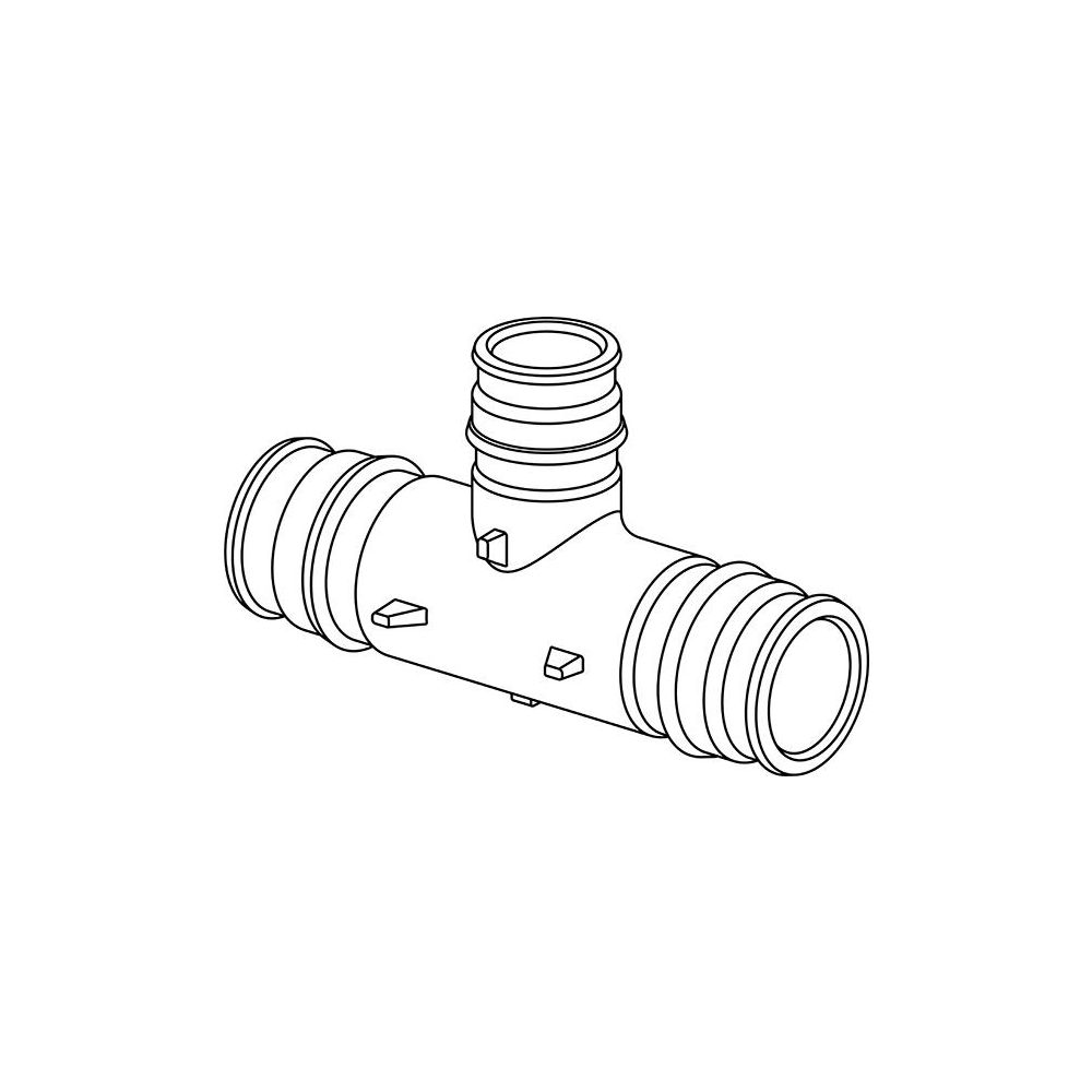 Uponor Q und E T-Stück reduziert PPSU 40x32x40mm, 1008696... UPONOR-1008696 6414907052293 (Abb. 2)