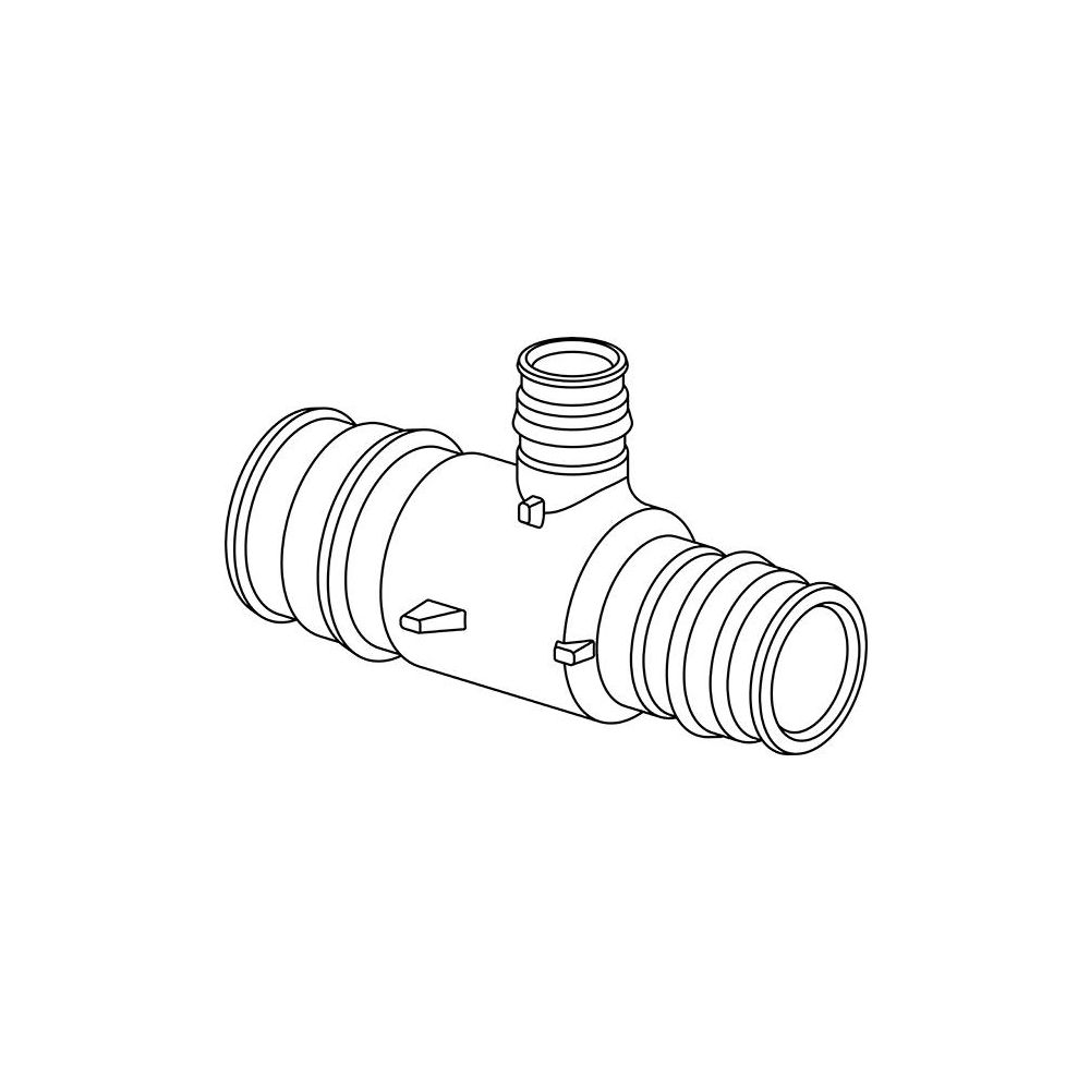 Uponor Q und E T-Stück reduziert PPSU 40x20x32mm, 1008707... UPONOR-1008707 6414907052248 (Abb. 2)