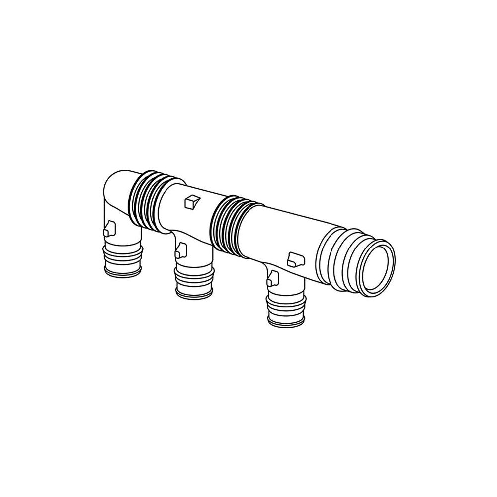 Uponor Q&E Verteiler PPSU 25 3X16 c/c45&35... UPONOR-1008718 6414907053009 (Abb. 2)