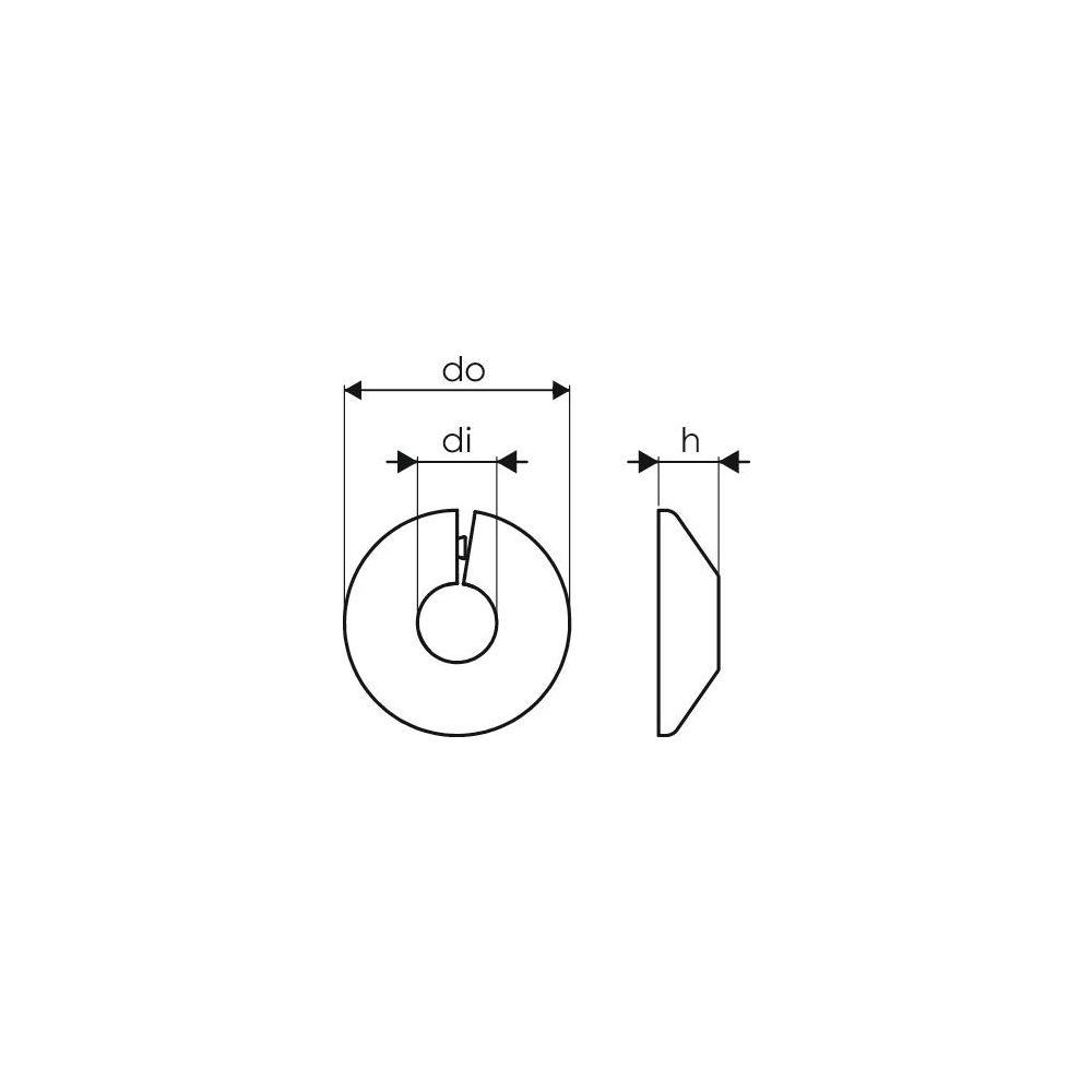 Uponor Smart Radi Rosette, 16mm, Weiß, 1011370... UPONOR-1011370 4021598700291 (Abb. 3)