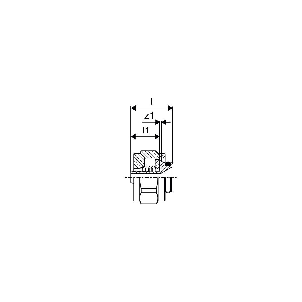 Uponor Minitec Klemmringverschraubung, 9,9mm x 3/4" Eurokonus... UPONOR-1013426 6414905515783 (Abb. 3)