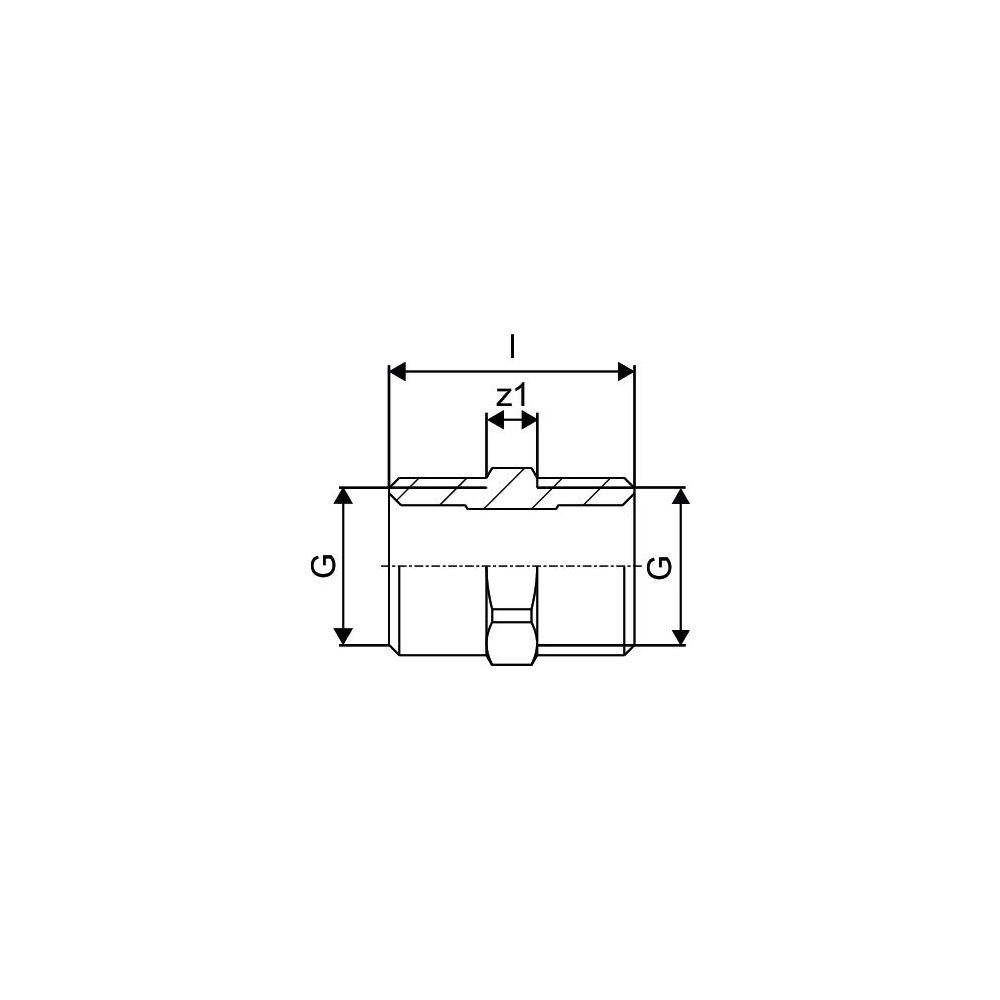Uponor Uni-C Doppelnippel MLC, 1/2" MT x 1/2" MT, 1013894... UPONOR-1013894 4021598300255 (Abb. 3)