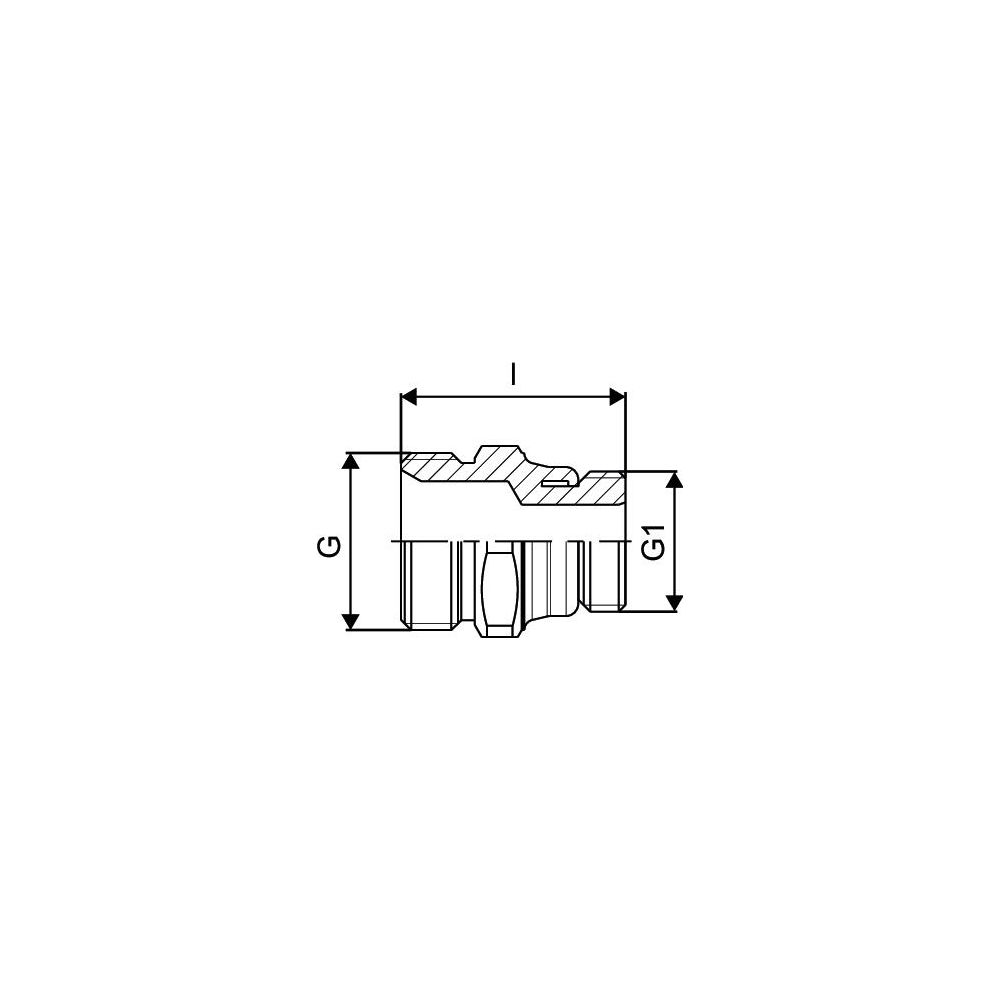 Uponor Smart Radi Anschlussnippel, G 3/4" MT-G 1/2" MT... UPONOR-1013906 4021598701878 (Abb. 2)