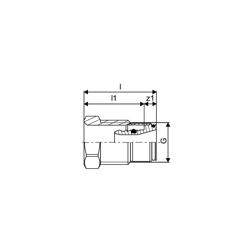 Uponor Smart Radi Anschlussgarnitur Heimeier, 16mm x G 1/2" MT... UPONOR-1013978 4021598300453 (Abb. 3)