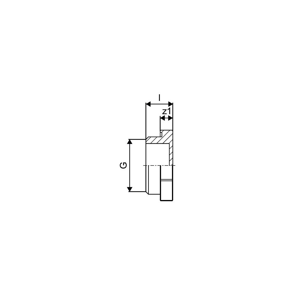 Uponor Uni-C Verteilerstopfen S/SH PL, 1" MT, 1014123... UPONOR-1014123 4021598701175 (Abb. 3)