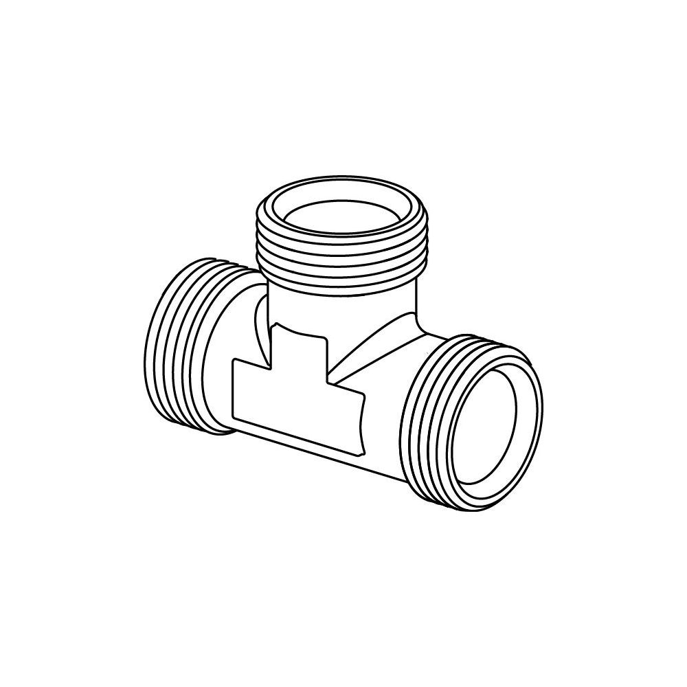 Uponor Uni-X T-Stück 3/4"MT-3/4"MT-3/4"MT... UPONOR-1014147 4021598501546 (Abb. 2)