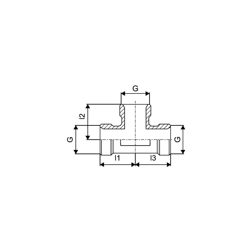 Uponor Uni-X T-Stück 3/4"MT-3/4"MT-3/4"MT... UPONOR-1014147 4021598501546 (Abb. 3)