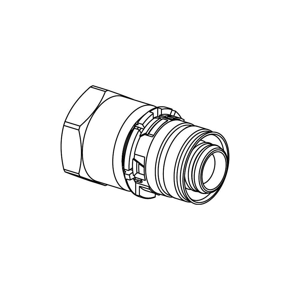 Uponor S-Press Übergangsmuffe 14mm x Rp 1/2" FT... UPONOR-1014515 4021598300873 (Abb. 2)