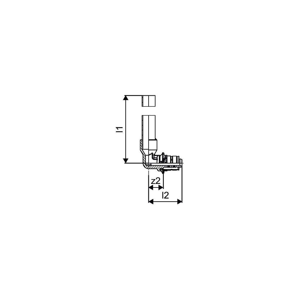 Uponor Smart Radi Anschlusswinkel S-Press, 14x15CU, 350mm... UPONOR-1015615 4021598302235 (Abb. 3)
