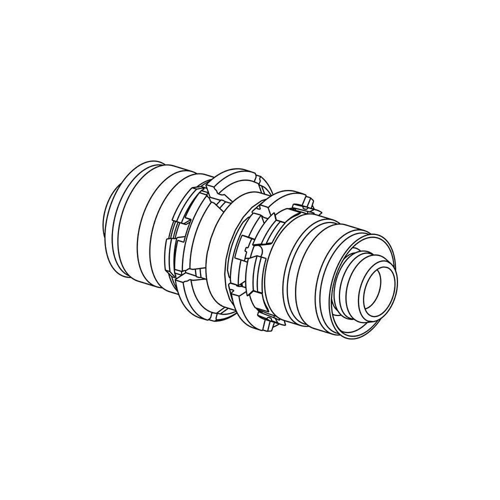Uponor S-Press Kupplung reduziert, 18x16mm, 1015172... UPONOR-1015172 4021598301801 (Abb. 2)
