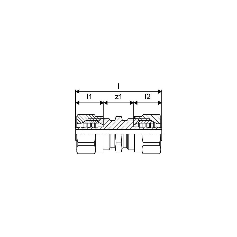Uponor Minitec Schraubkupplung, 9,9x9,9mm, 1016690... UPONOR-1016690 6414905515837 (Abb. 3)