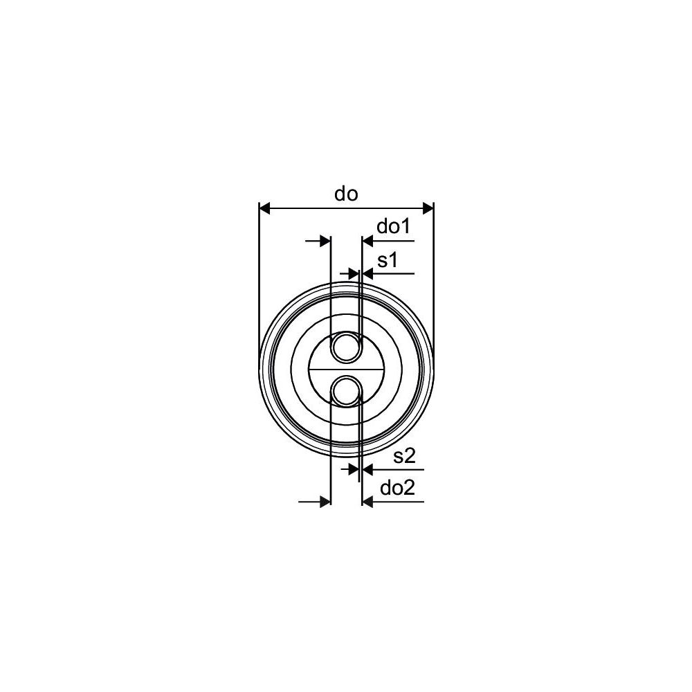 Uponor Ecoflex Varia Twin Kunststoff-Rohrleitungssystem 2x40x3,7/140mm... UPONOR-1018240 6414905210619 (Abb. 3)