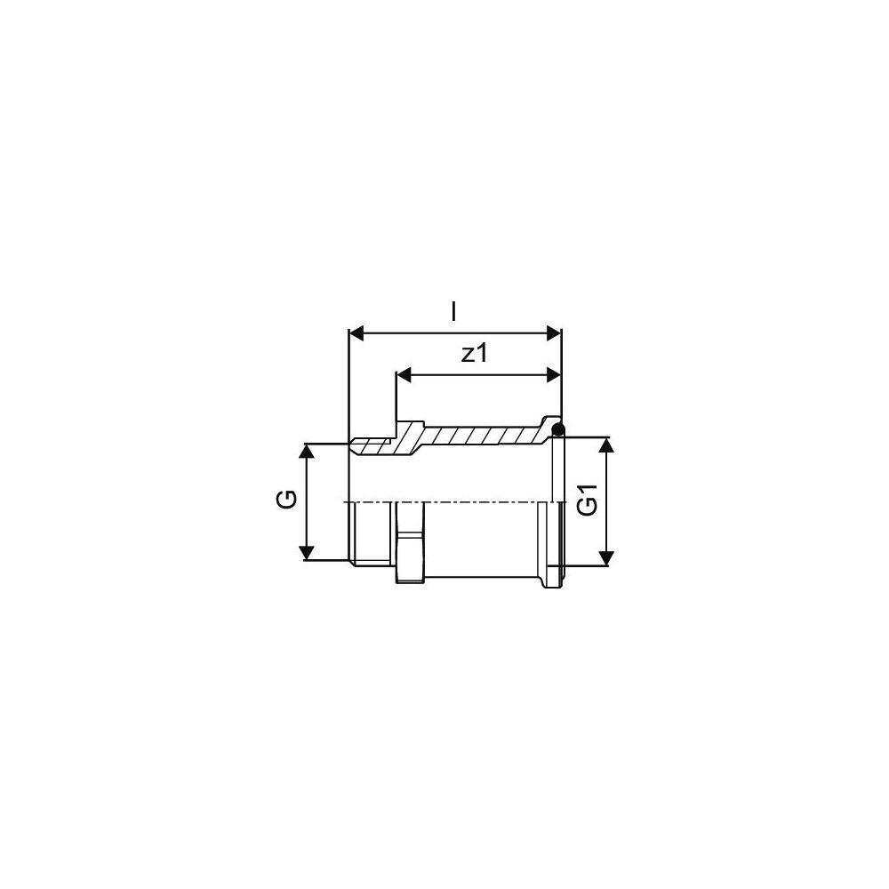 Uponor Wipex Fixpunktmuffe G 1", 1018302... UPONOR-1018302 7331541099721 (Abb. 3)