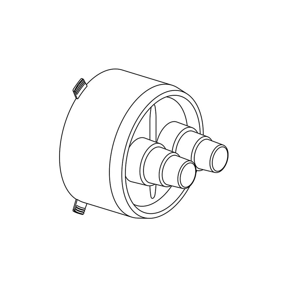 Uponor Ecoflex Gummi-Endkappe Twin 40mm plus 50mm plus 63mm, Mantel 200mm... UPONOR-1018307 6414905257812 (Abb. 2)