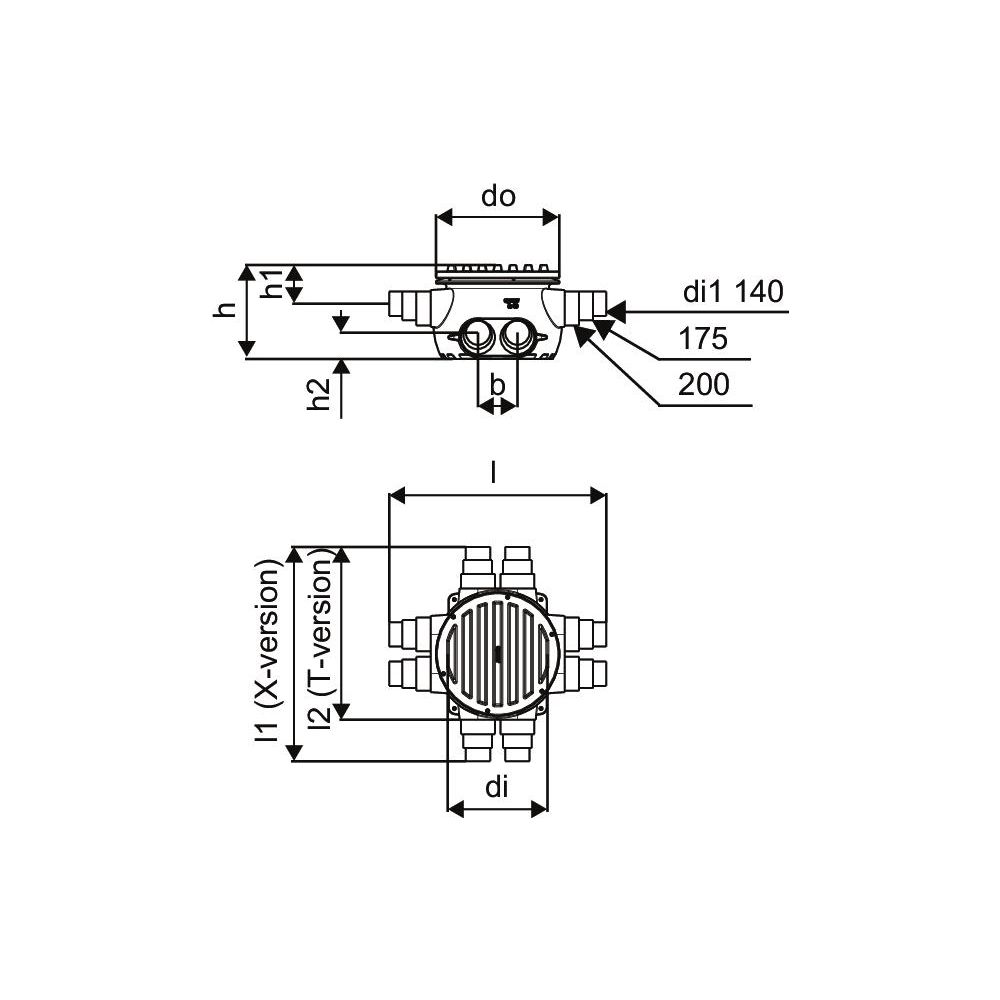 Uponor Ecoflex Schacht, 8x140/145/175/200mm, 1018327... UPONOR-1018327 6414905230037 (Abb. 3)