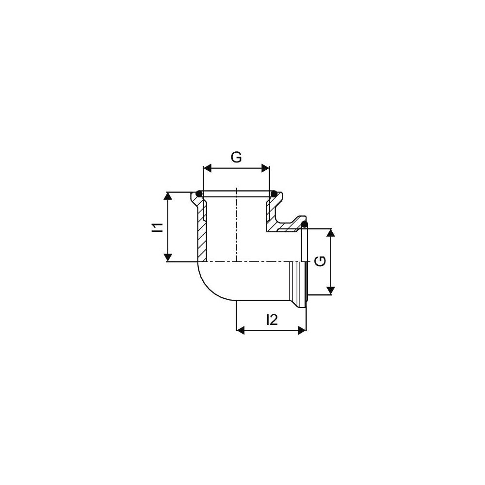 Uponor Wipex Winkel G 1" x G 1", 1018350... UPONOR-1018350 7331541098861 (Abb. 3)