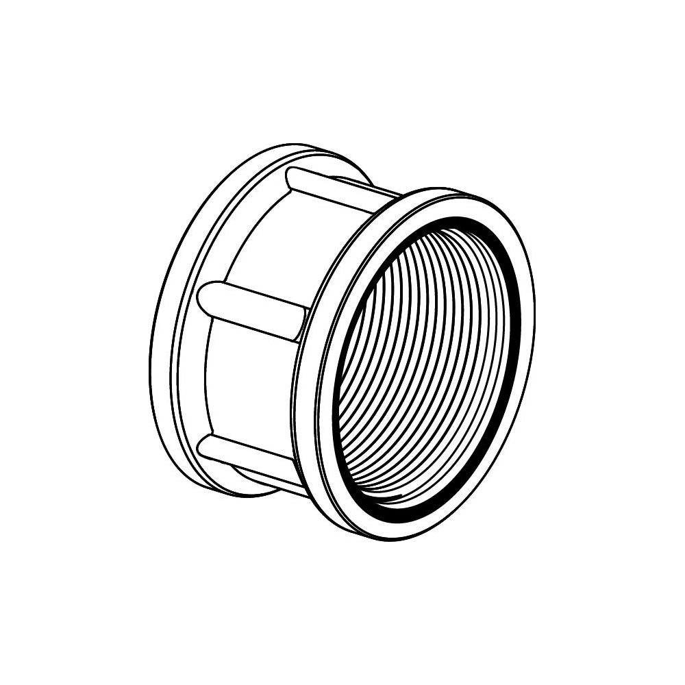 Uponor Wipex Gewindemuffe G 1 1/4" x G 1 1/4", 1018356... UPONOR-1018356 7331541098786 (Abb. 2)