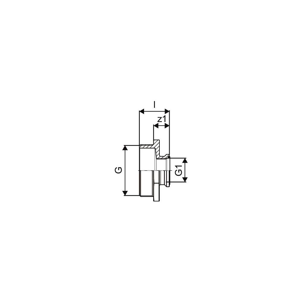Uponor Wipex Reduzierung G 2 1/2" x G 2", 1018373... UPONOR-1018373 7331541098977 (Abb. 3)