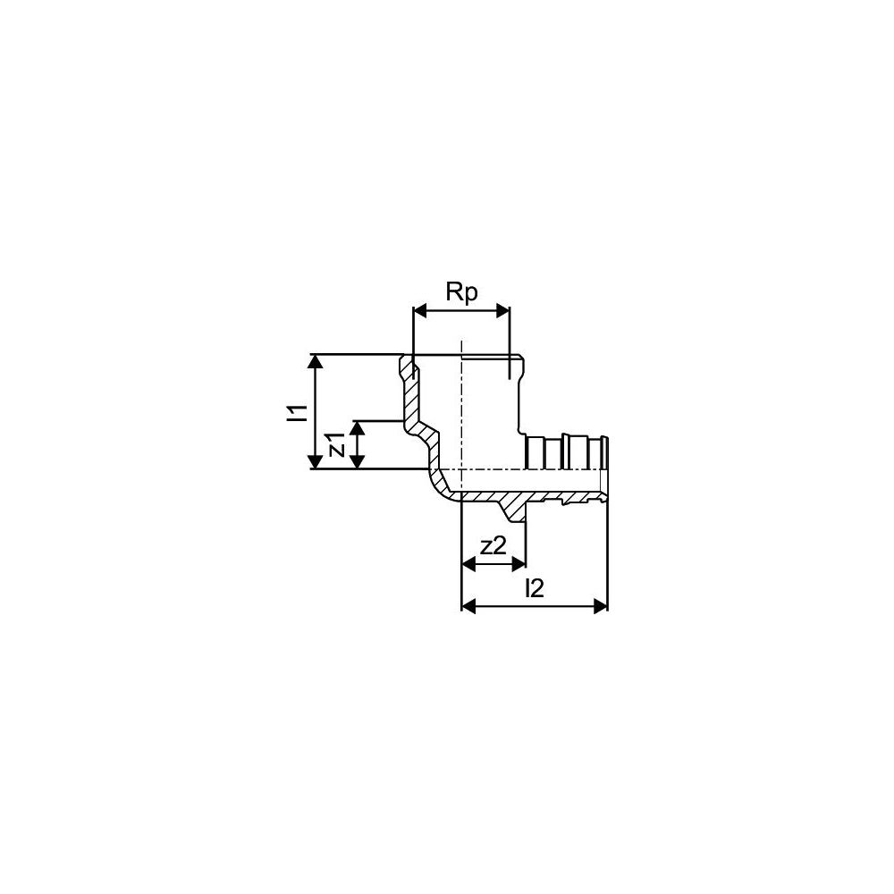 Uponor Q&E Winkel mit Innengewinde PL 25-G3/4"FT... UPONOR-1023026 7331541033084 (Abb. 3)